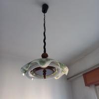 Lampada sospesa saliscendi vintage per cucina