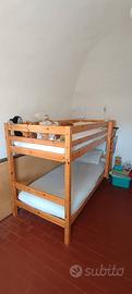 Letto a castello legno di pino massello marca JYSK