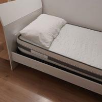 Letto singolo completo di rete e materasso