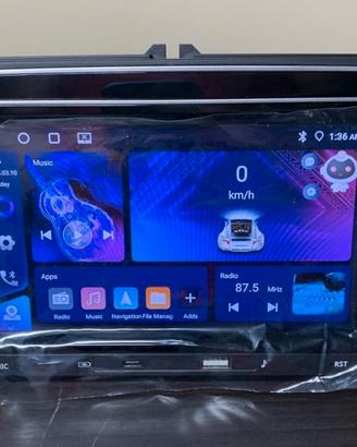 Autoradio Android 13 4G+64G 7" HD per VW Golf etc.