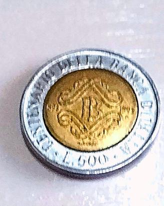 moneta 500 lire 1993 centenario Banca d' Italia 
