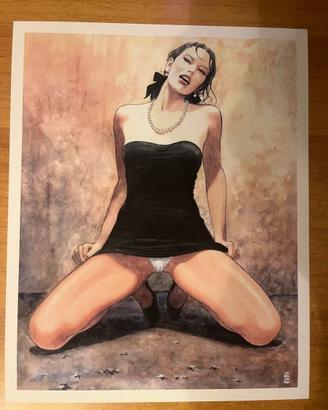 Milo Manara – Stampa Il Gioco 24×30 cm
