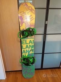 Tavola da snowboard Elan 155 cm  + attacchi