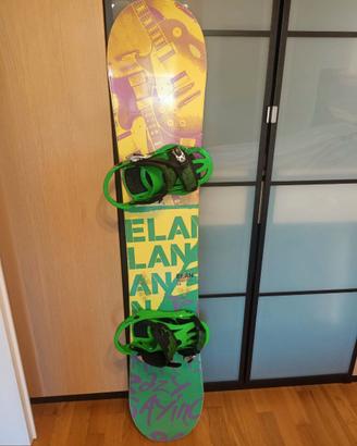 Tavola da snowboard Elan 155 cm  + attacchi