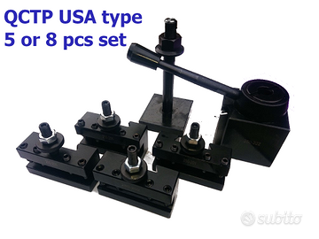 Torretta cambio rapido per tornio tipo USA 5/8pz