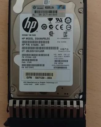 Hard disk server HP SAS 300 gb 619286-001 507129-0