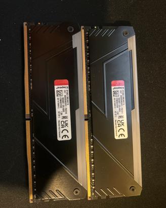 16gb RAM DDR4 3600 MT KINGSTON FURY RGB