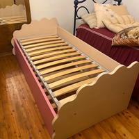 Letto 1 piazza Moretti con 2^ letto + materasso