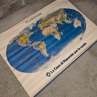 Planisfero cartaceo pubblicitario