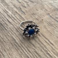 Anello fiore, da donna, in argento 925
