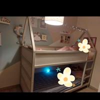letto Ikea kura modificato Montessori 