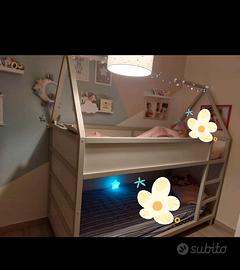 letto Ikea kura modificato Montessori 