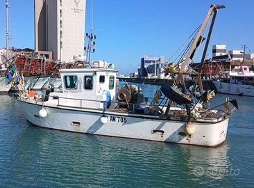 Barca Pesca Professionale+LICENZA+Attrezzatura