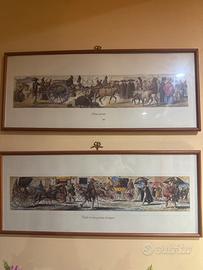 Coppia quadri rettangolari