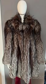 Giacca di pelliccia in volpe argentata