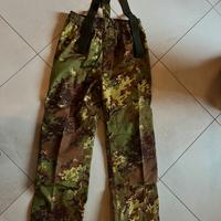 Pantaloni impermeabili  goretex mimetici taglia 54