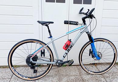 Cube Telaio Aim SLX 29" bianco, blu e rosso