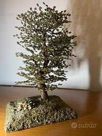 Bonsai in rame e perline