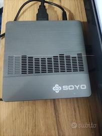 Mini PC SOYO M2 Air  intel 6gb ram  hd 120gb