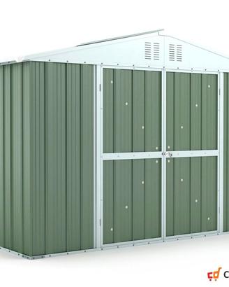 Box giardino lamiera zincata 327x155 verde