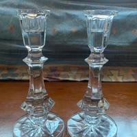 Candelabri in cristallo anni 80