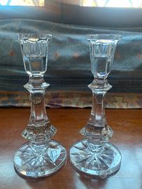 Candelabri in cristallo anni 80