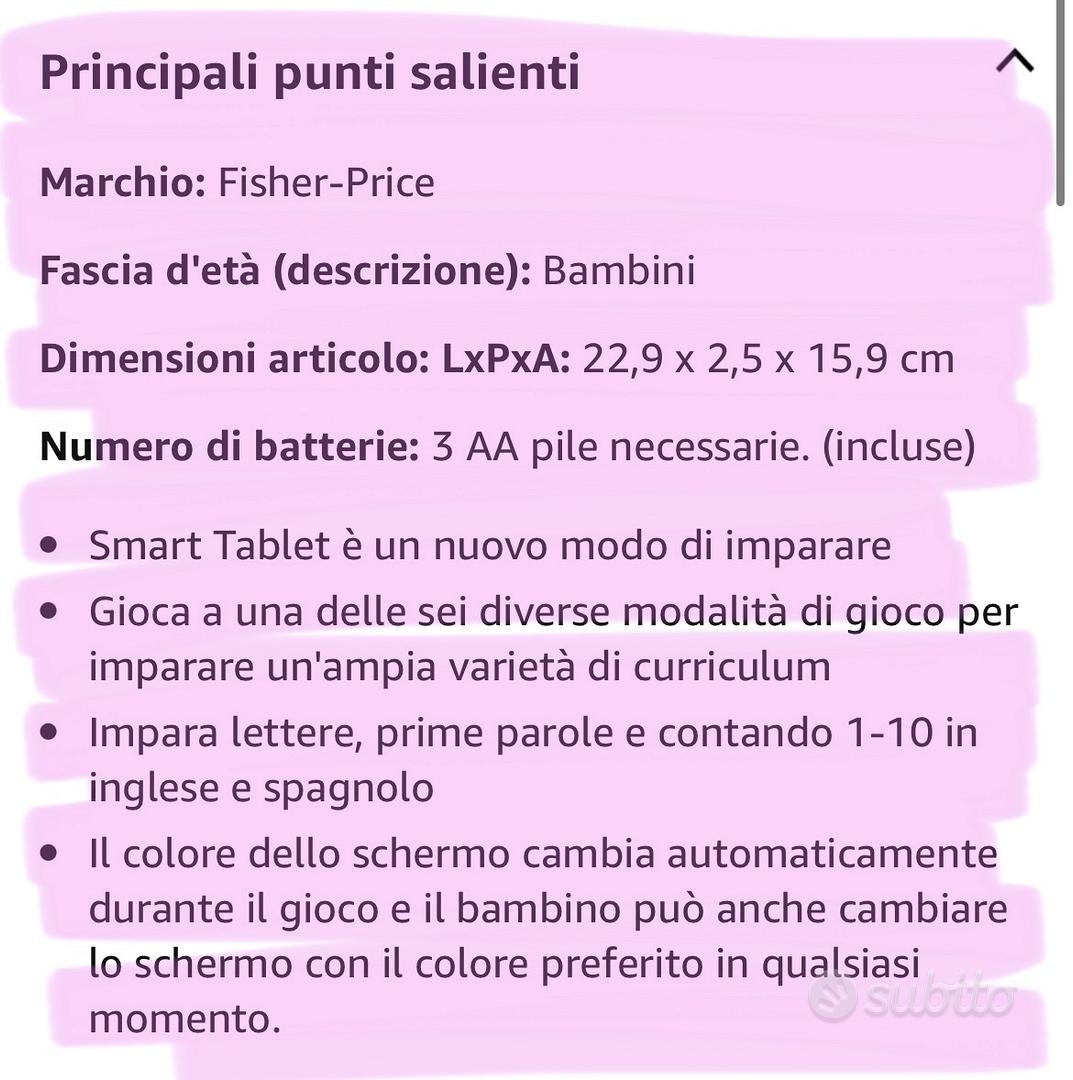 Tablet bambini 3/5 anni - Tutto per i bambini In vendita a Arezzo