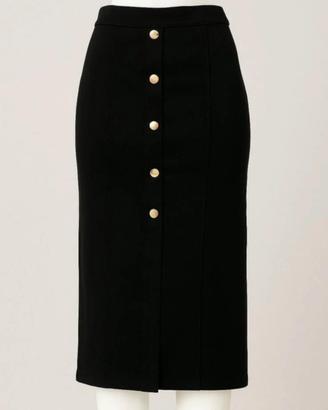 Gonna, Donna, Elegante, Nera, Vita alta