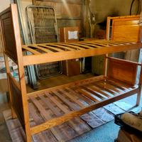 Letto a castello in legno