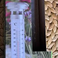 Termometro da giardino solare stazione meteorologi