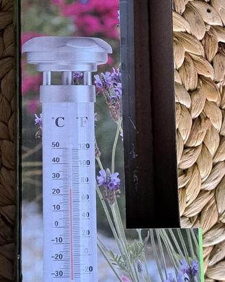 Termometro da giardino solare stazione meteorologi