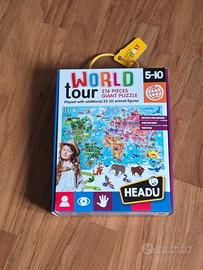 puzle 216 pezzi del mondo