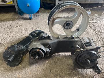 Carter copricarter e ruota posteriore piaggio nrg