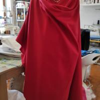 Tabarro Mantello Veneziano Vintage Rosso