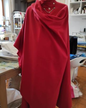 Tabarro Mantello Veneziano Vintage Rosso