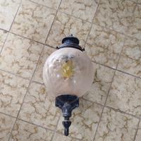 coppia lampada da muro per giardino 