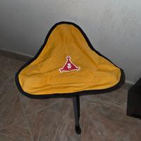 Coppia Sgabelli Pieghevoli (Rosso/Giallo) per Camp