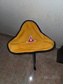 Coppia Sgabelli Pieghevoli (Rosso/Giallo) per Camp