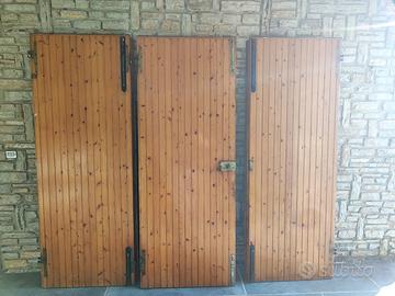 Porta in legno da esterno - 3 ante