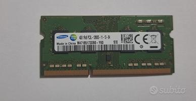 RAM Samsung 4GB DDR3L SO-DIMM PC3L-12800S 1600MHz 
