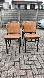 sedie simil thonet 911 in paglia anni 60/70