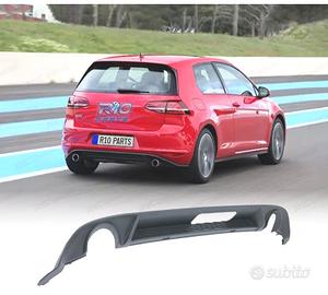 DIFFUSORE PER VOLKSWAGEN VW GOLF 7.5 17-20 LOOK GT