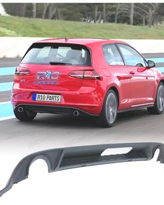 DIFFUSORE PER VOLKSWAGEN VW GOLF 7.5 17-20 LOOK GT