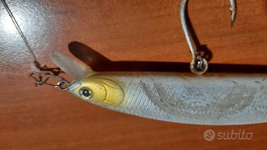 pesce esca per tonno con 2 ami da 3 cm