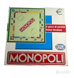 MONOPOLI IN EURO SCATOLA QUADRA EDITRICE GIOCHI