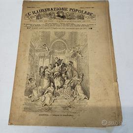 antica "L'Illustrazione Popolare",2 gennaio 1887