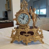 Orologio da tavolo dorato Zig-Zag – C. Zanardi