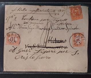 STORIA POSTALE DI UNA LETTERA