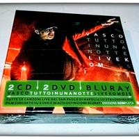 VASCO ROSSI BOX 2CD+2DVD+BLU-RAY NUOVO SIGILLATO