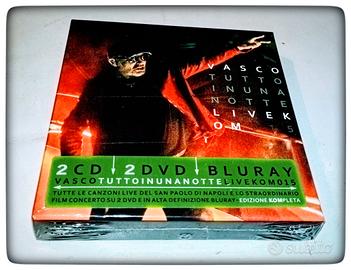 VASCO ROSSI BOX 2CD+2DVD+BLU-RAY NUOVO SIGILLATO